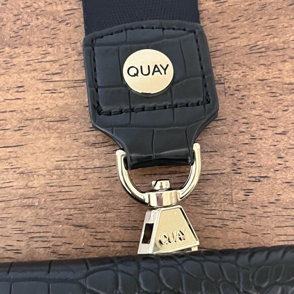 Quay‎ Australia Black Laptop Bag With Strap NWOT - Picture 6 of 13